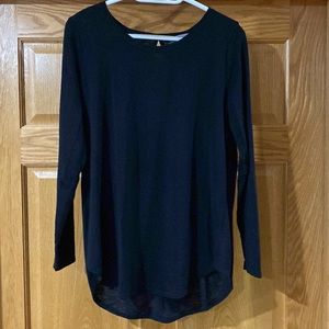 Athleta shirt with open back. Size L. Long sleeve